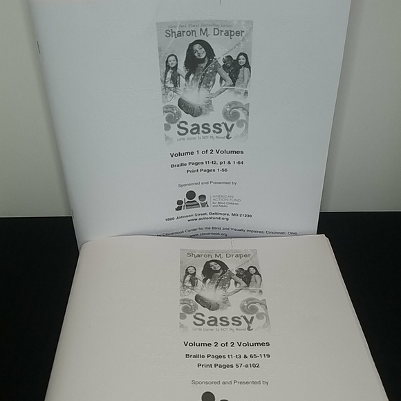 **SOLD**Braille Book Bundle Homeschool Phonics Sassy - Picture 2 of 3